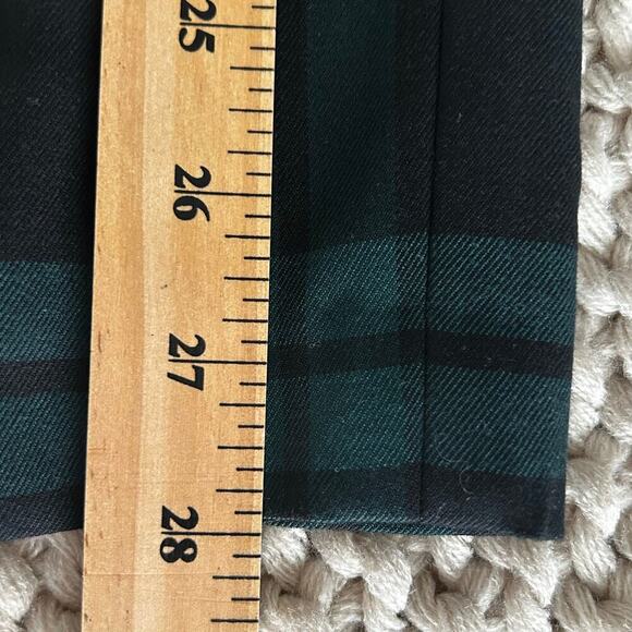 Antonio Melani NWT womens Natalia green plaid pleated belted ankle pants size 10 - Picture 11 of 12